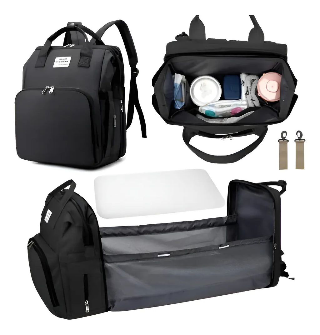 Mochila Pañalera Multifuncional con Cambiador | Práctica, Moderna y Espaciosa.