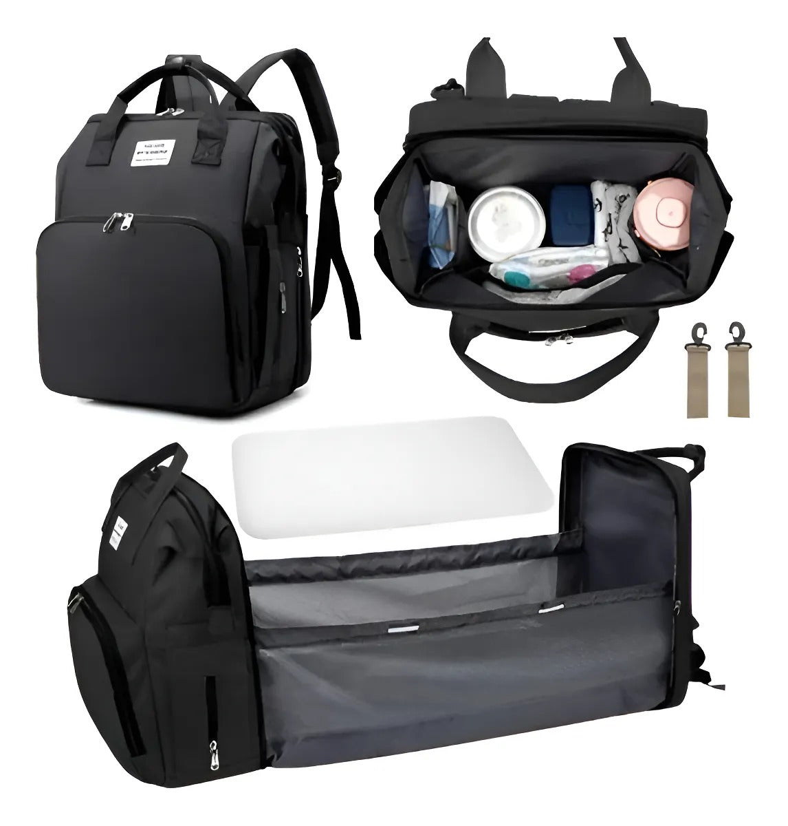 Mochila Pañalera Multifuncional con Cambiador | Práctica, Moderna y Espaciosa.