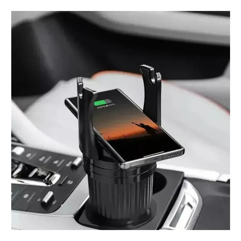 Porta Vasos Multifuncional 3 en 1 bebida, celular, accesorios